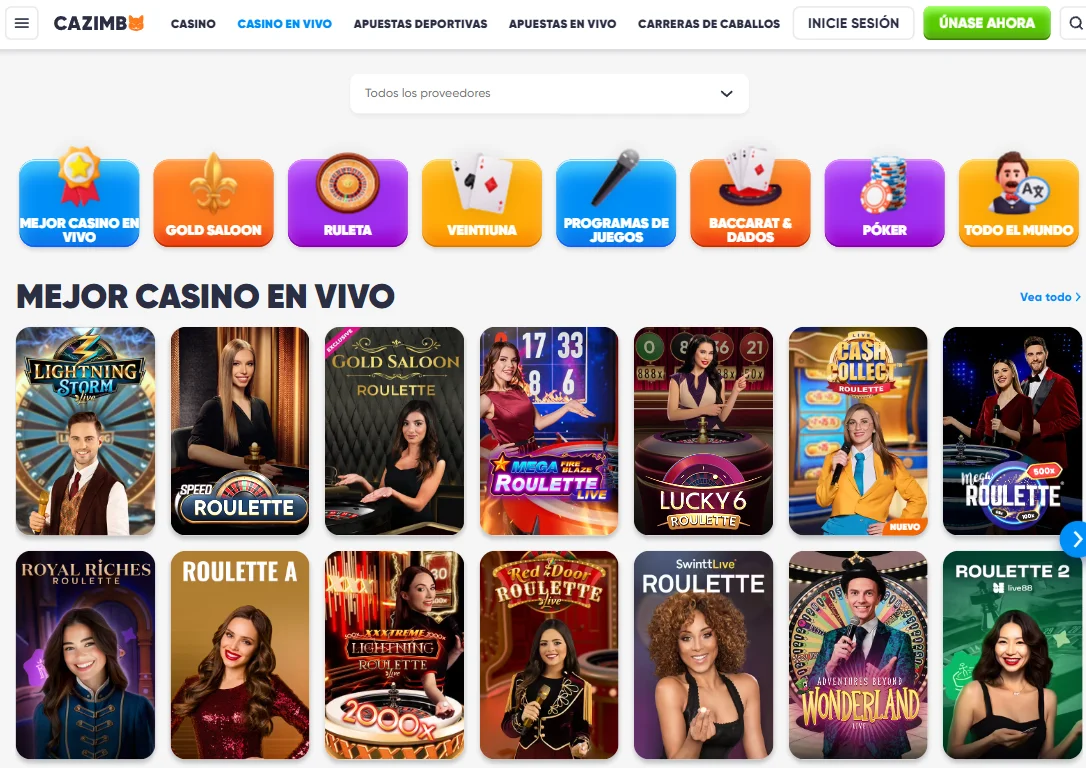 Live Cazimbo casino
